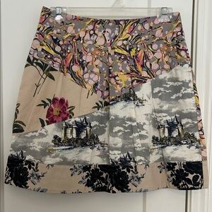 Anthropologie A-line Bell Mini Skirt